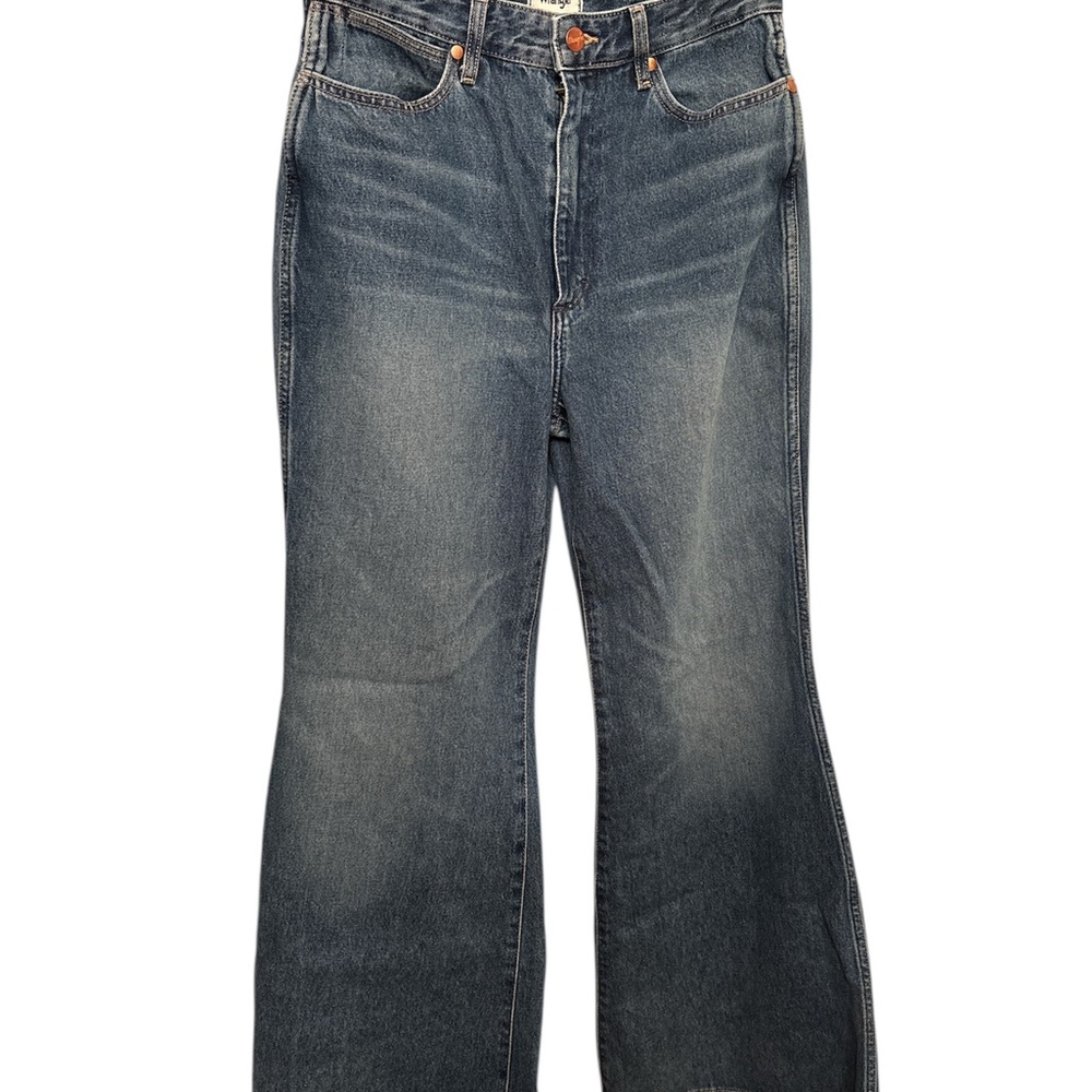 Wrangler Women's High Rise Flare Jeans in Classic Blue